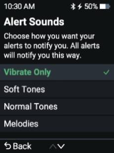 How do I set my alerts to only vibrate?