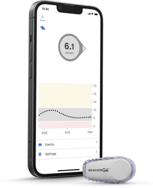 Dexcom G6 CGM for T1 Diabetes using Connected Insulin Therapy